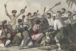 Image of British war in India 1857