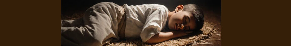 Image of Elijah as a boy sleeping. (c) Born-Again-Christian.Org